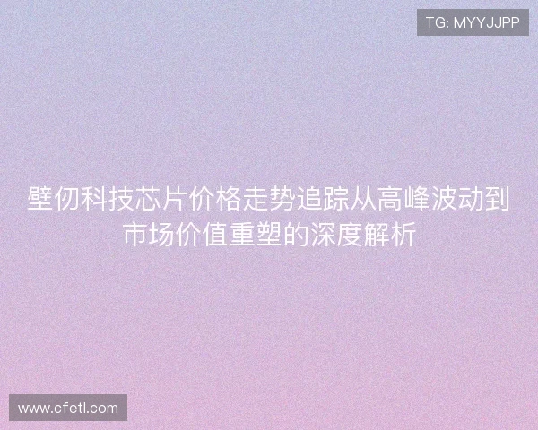 壁仞科技芯片价格走势追踪从高峰波动到市场价值重塑的深度解析 壁仞科技芯片价格走势追踪从高峰波动到市场价值重塑的深度解析